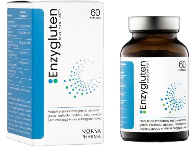 Norsa Pharma Enzygluten, kapsułki, 60 kaps.