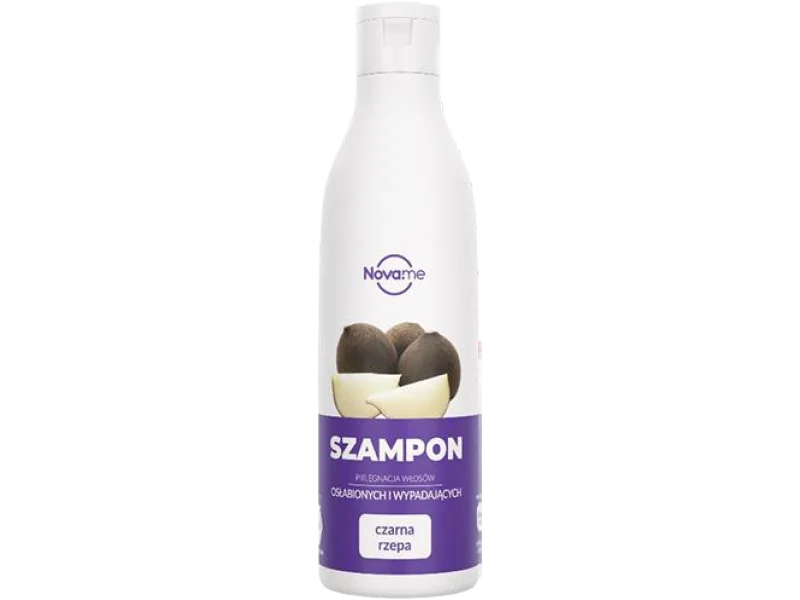 Novame czarna rzepa szampon do włosów osłabionych i wypadających, 300 ml