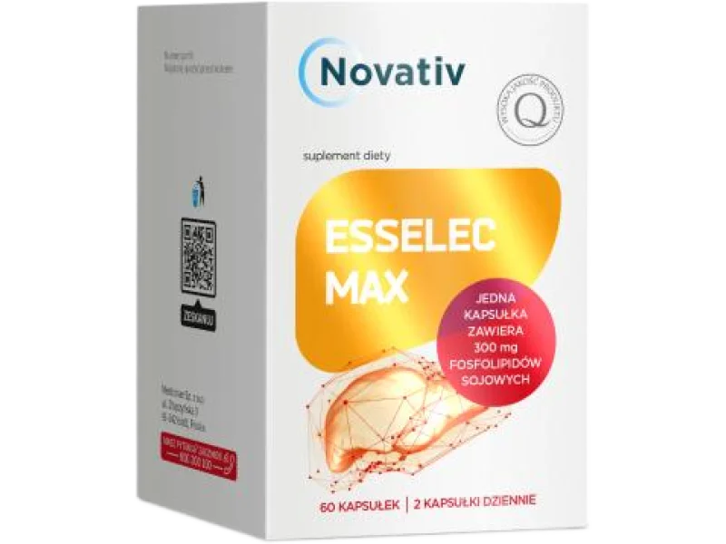 Novativ Esselec Max, kapsułki, 60 kaps.