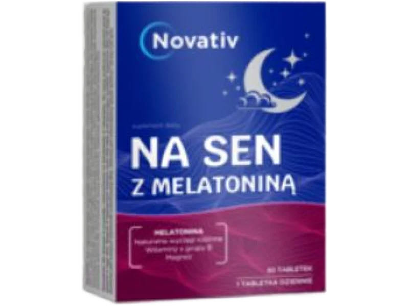 Novativ Na sen z melatoniną, tabletki, 30 tabl.