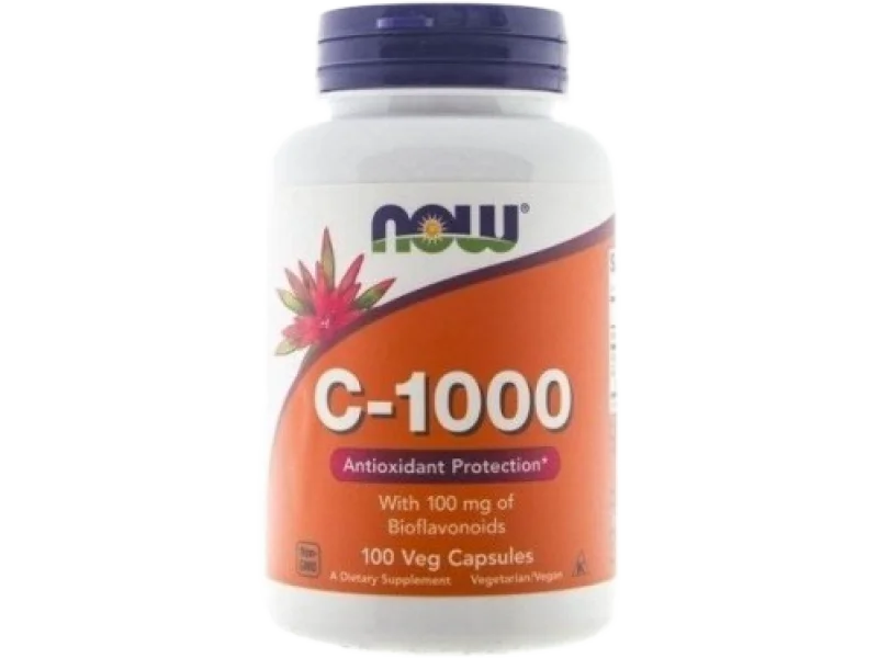 NOW C-1000 Witamina C z bioflawonoidami, kapsułki, 1000 mg, 100 kaps.