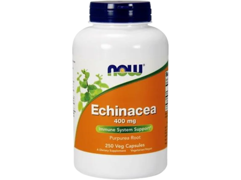 NOW Echinacea, kapsułki, 400 mg, 250 kaps.