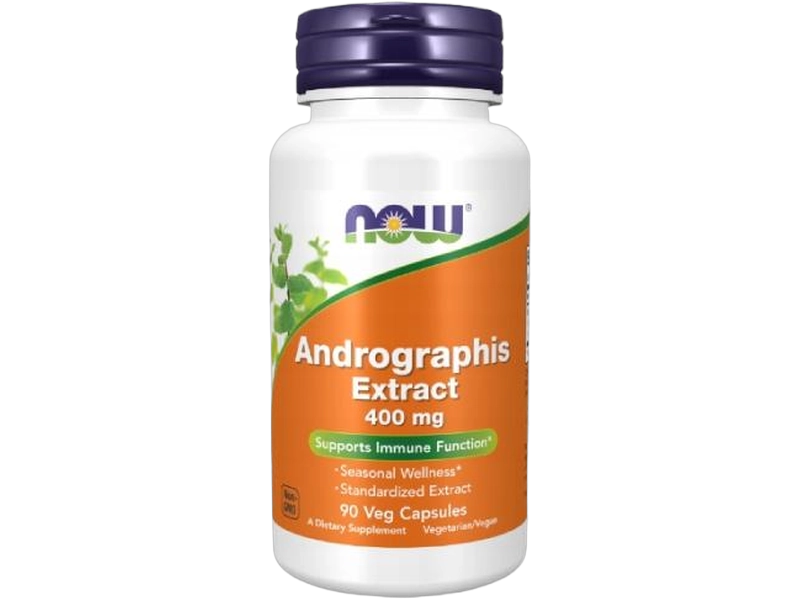 Now Foods Andrographis Extract, kapsułki, 400 mg, 90 kaps.