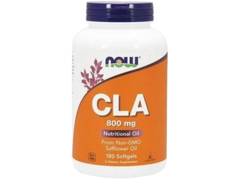 NOW FOODS CLA (Sprzężony Kwas Linolowy), kapsułki miękkie, 800 mg, 180 kaps.