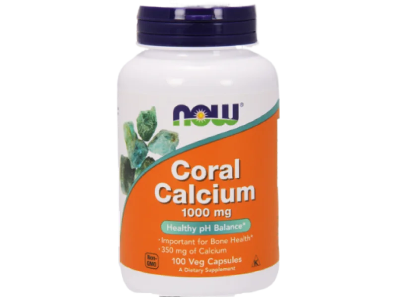 Now Foods Coral Calcium, kapsułki, 100 kaps.