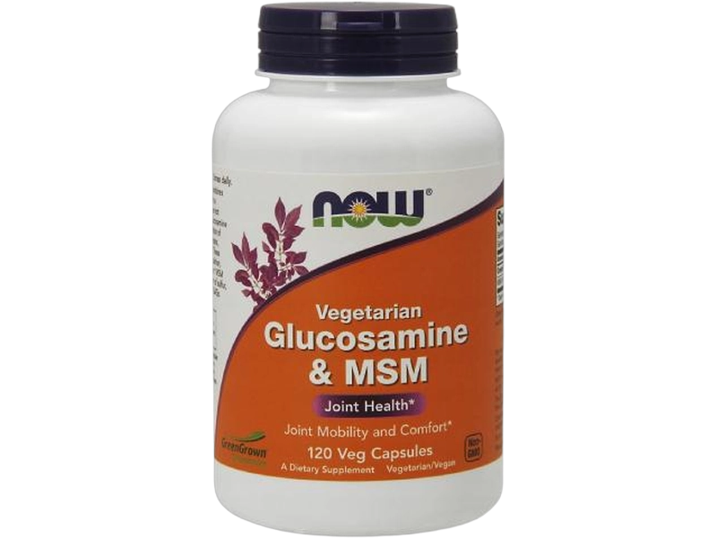 Now Foods Glucosamine MSM, kapsułki, 120 kaps.