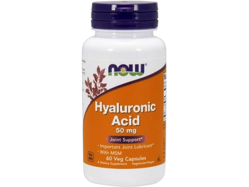 Now Foods kwas hialuronowy z MSM, kapsułki, 120 kaps.