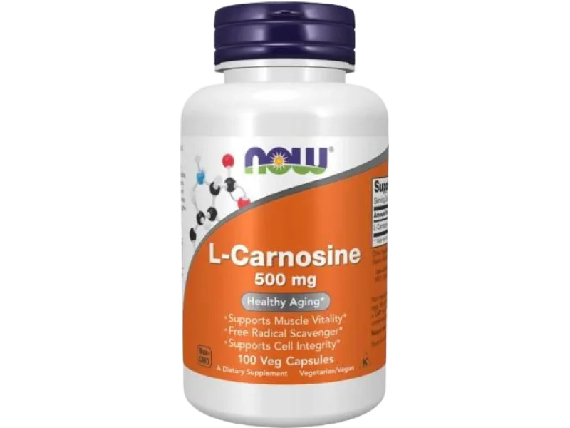 Now Foods L-Carnosine, kapsułki, 500 mg, 100 kaps.