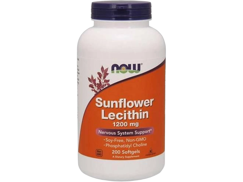 Now Foods Lecytyna, kapsułki, 1200 mg, 200 kaps.