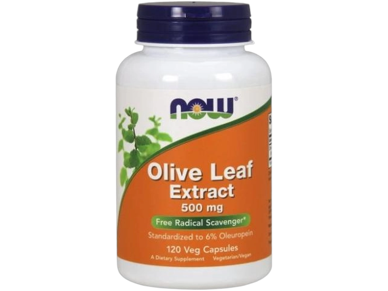 Now Foods Olive Leaf liść oliwny, kapsułki, 500 mg, 120 kaps.