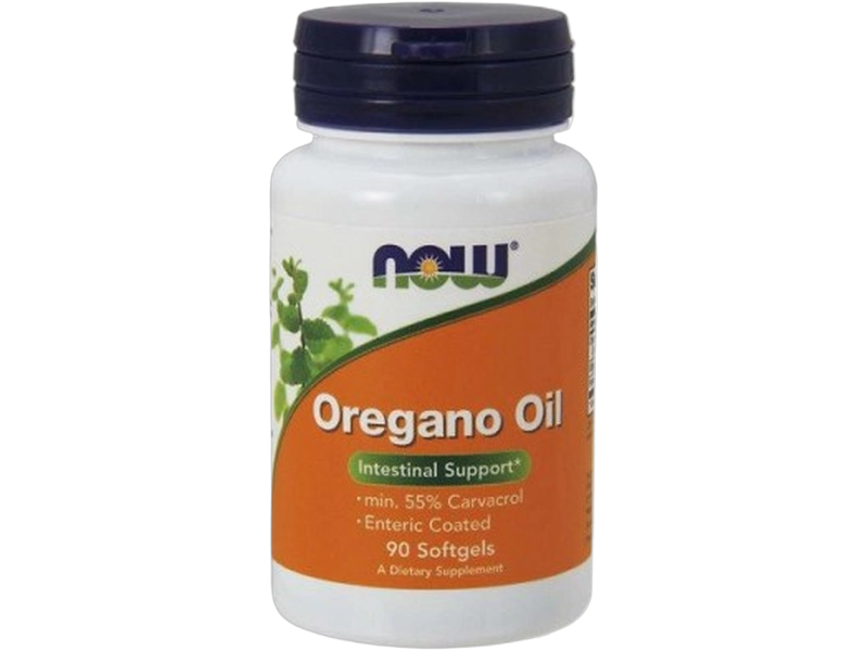 Now Foods Oregano oil, kapsułki dojelitowe, 90 kaps.