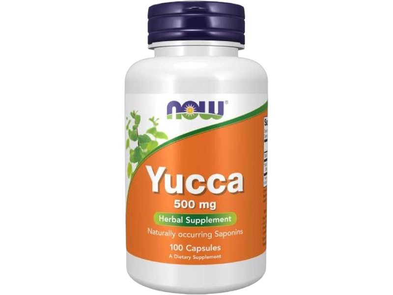 Now Foods Yucca, kapsułki, 500 mg, 100 kaps.