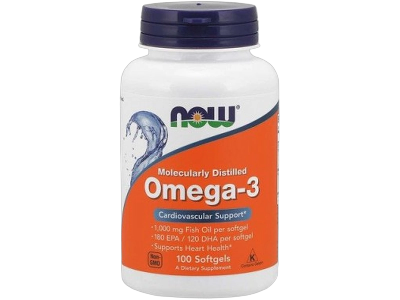 Now Omega-3, kapsułki, 100 kaps.