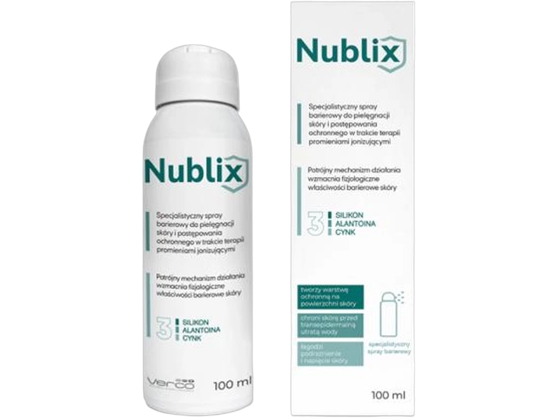 Nublix spray barierowy do pielęgnacji i ochrony skóry, 100 ml