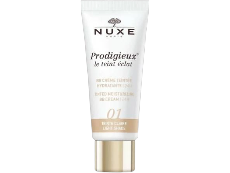 Nuxe Prodigieux barwiony nawilżający krem BB 01 jasny, 30 ml