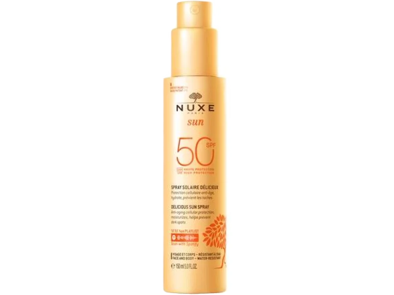 NUXE Sun spray do stosowania na skórę SPF 50, 150 ml