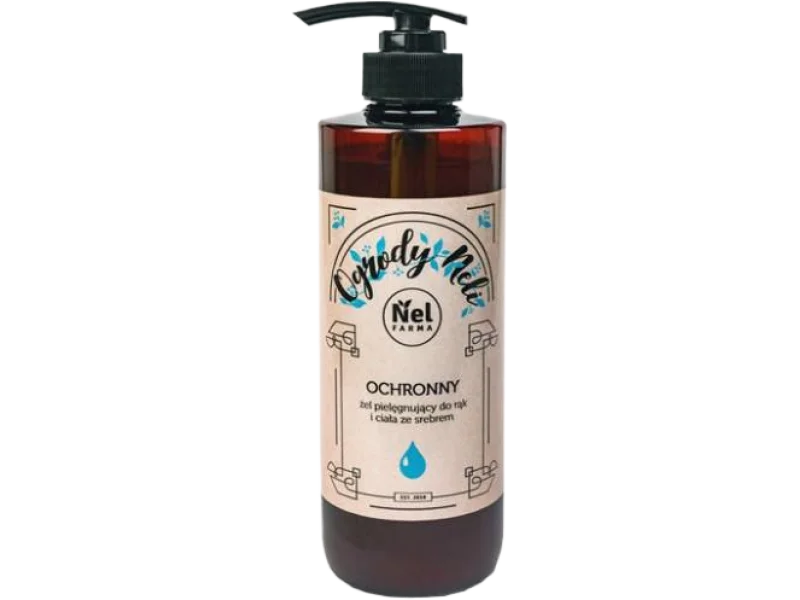 Ogrody Neli Ochronny żel pielęgnujący do rąk i ciała ze srebrem, 500 ml