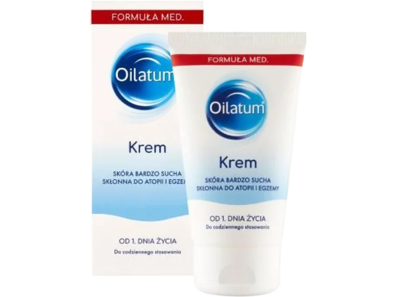 Oilatum Formuła Med krem Emolient do skóry bardzo suchej atopowej skłonnej do egzemy, 150 g