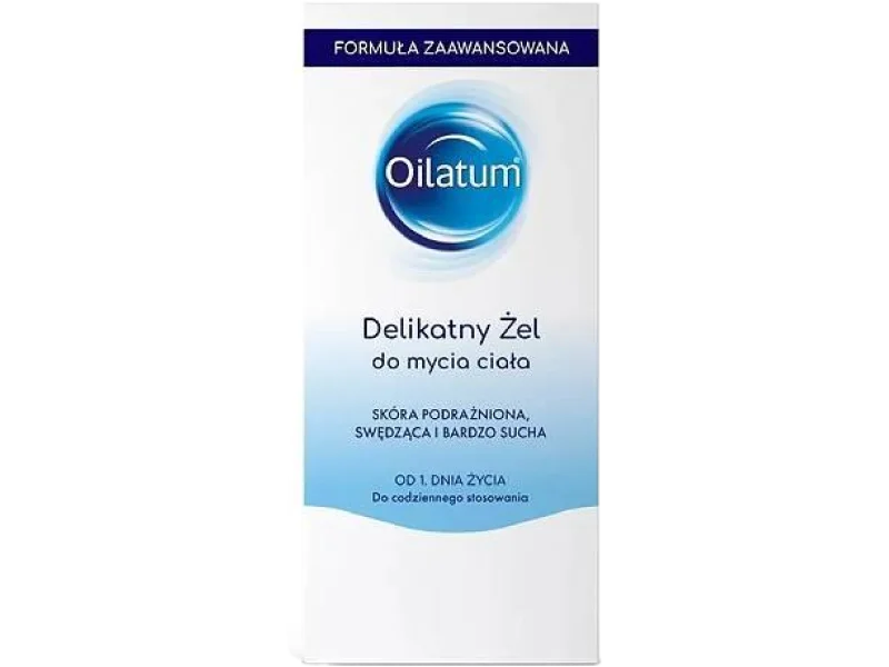 OILATUM Formuła Zaawansowana Delikatny żel do mycia ciała, 400 ml