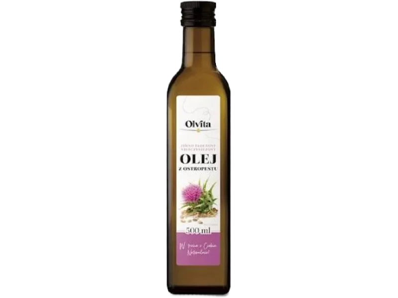 OLVITA Olej z ostropestu zimno tłoczony, 500 ml