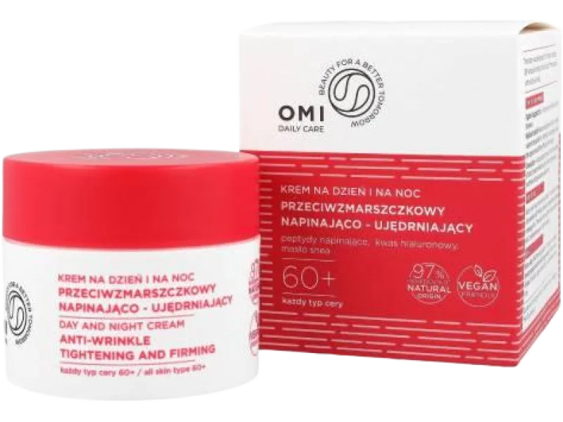 OMI Krem do twarzy przeciwzmarszczkowy napinająco-ujędrniający 60+, 50 ml