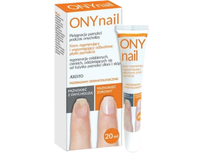 ONYnail krem do paznokci regenerujący i wspomagający, 20 ml