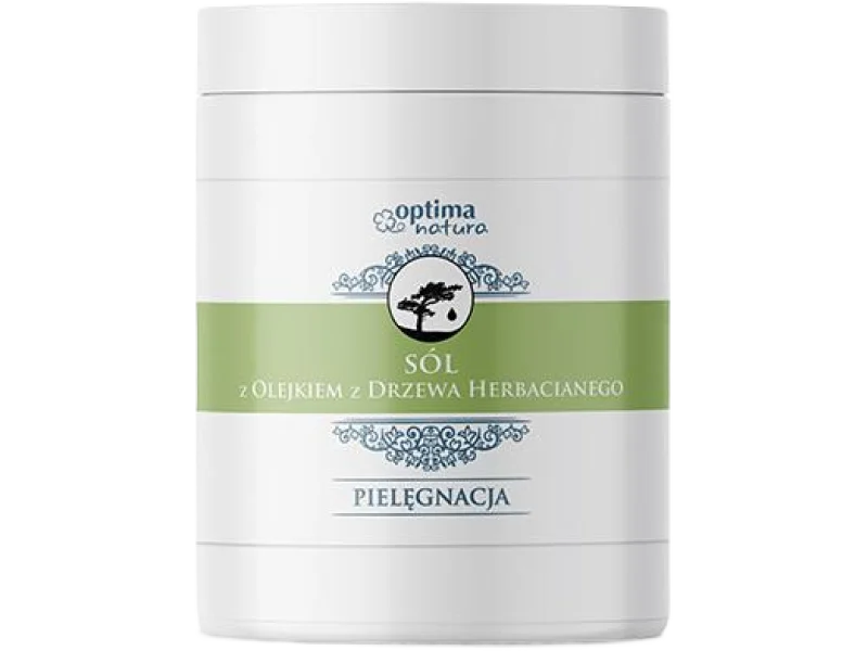 OPTIMA Natura Sól z olejkiem z drzewa herbacianego, sól lecznicza, 1000 g