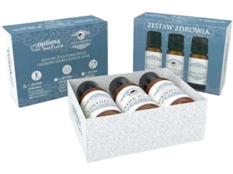 OPTIMA NATURA Zestaw Zdrowia, olejek, 3 x 10 ml