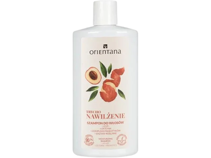 Orientana Trycho Nawilżenie Liczi Ektoina Kompleks prebiotyków szampon do włosów, 200 ml
