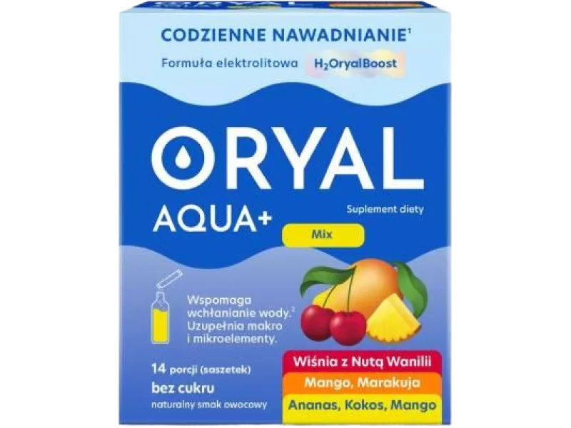 Oryal Aqua+ Mix, saszetki, 14 szt.