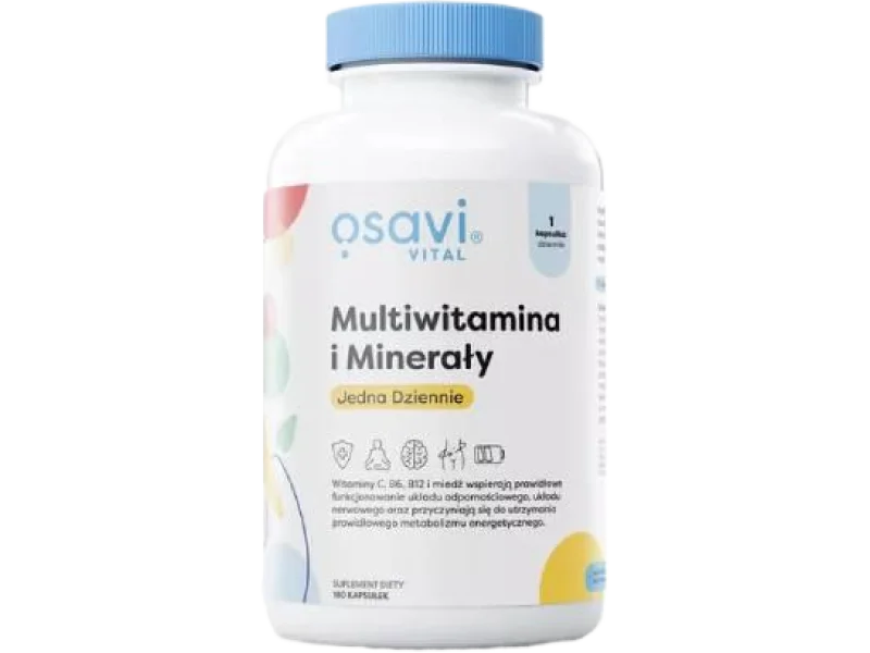 OSAVI Multiwitamina i Minerały, kapsułki, 180 kaps.