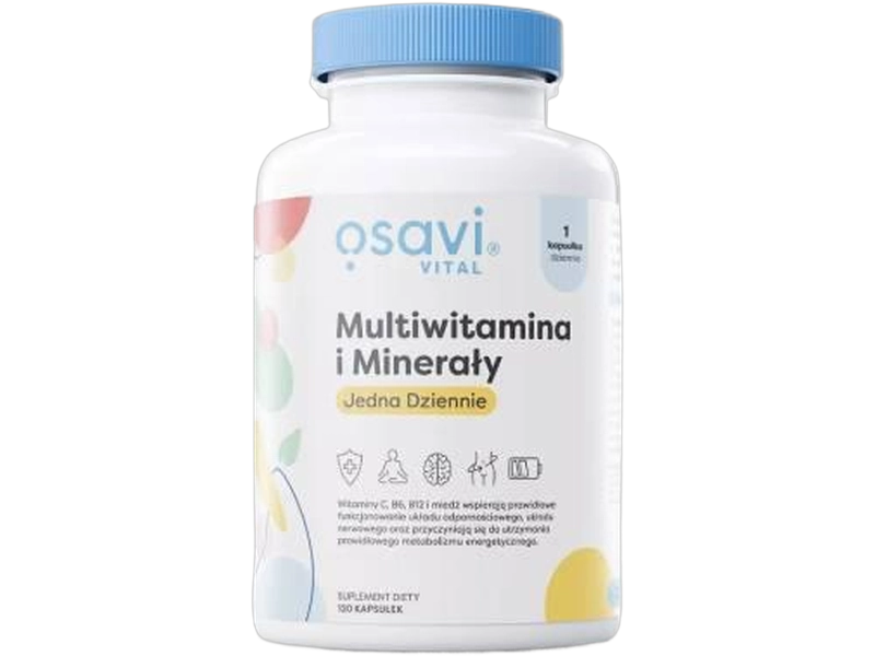 OSAVI Vital multiwitamina i minerały jedna dziennie, kapsułki, 120 kaps.