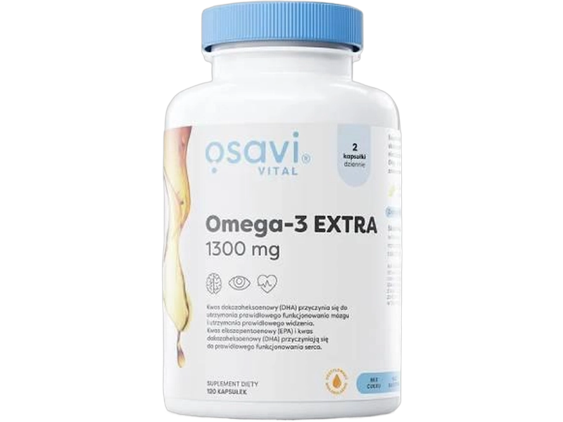 OSAVI Vital Omega-3 EXTRA, kapsułki miękkie, 120 kaps.