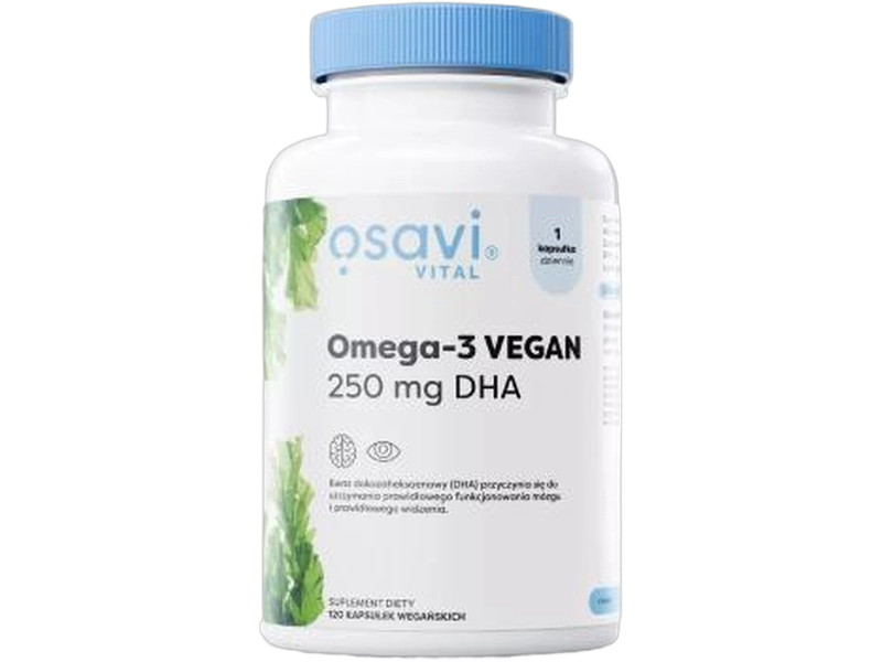 OSAVI Omega-3 VEGAN, kapsułki, 120 kaps.