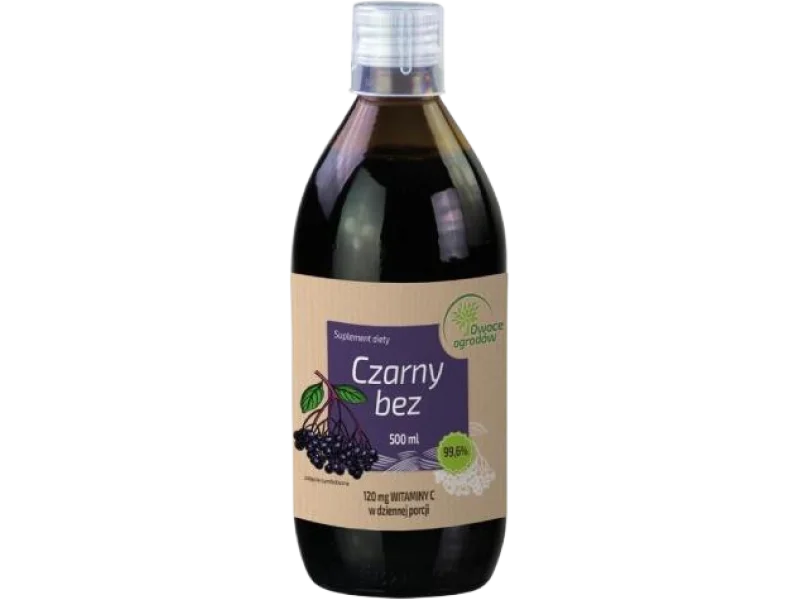 Owoce Ogrodów Czarny Bez, płyn, 500 ml