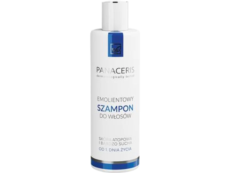 Panaceris emolientowy, skóra atopowa i bardzo sucha od 1. dnia życia, szampon, 200 ml