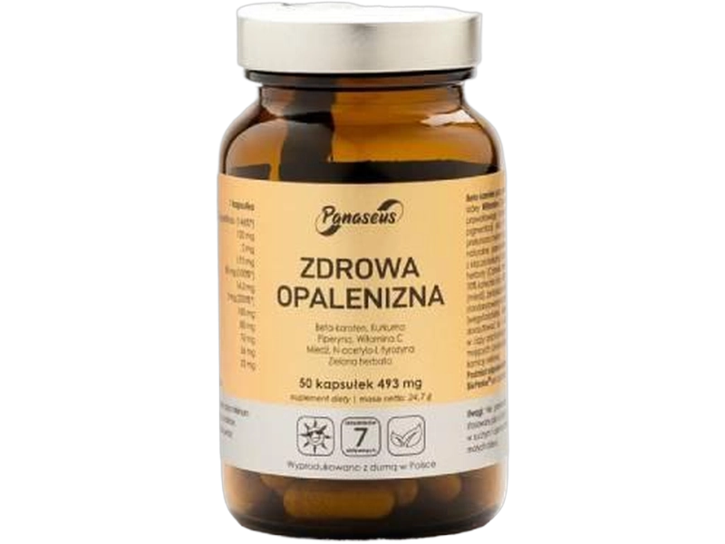 Panaseus Zdrowa opalenizna, kapsułki, 50 kaps.