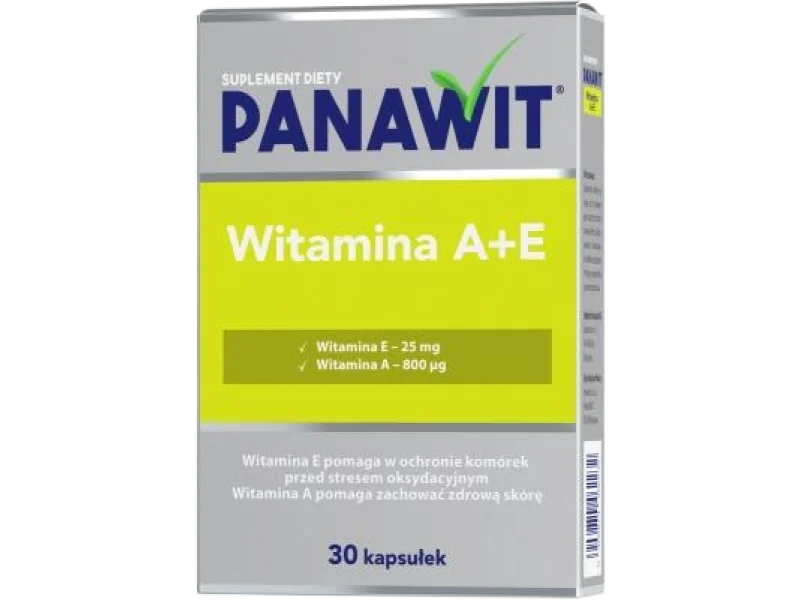 PANAWIT Witamina A+E, kapsułki, 30 kaps.