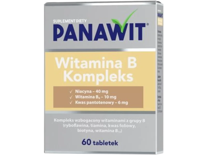 PANAWIT Witamina B komplex, tabletki, 60 tabl.