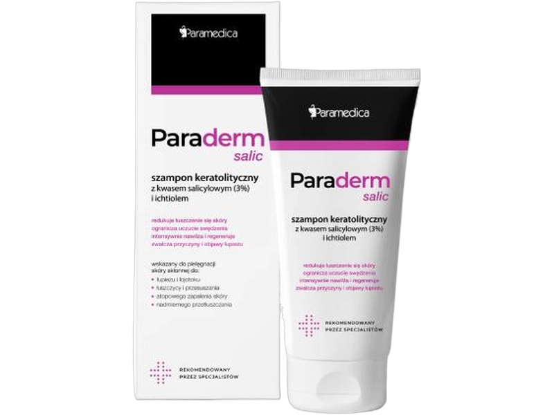 Paraderm Salic, szampon, 3%, 150 g
