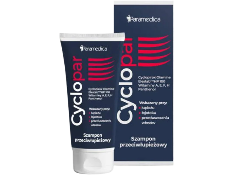 PARAMEDICA CYCLOPAR Szampon przeciwłupieżowy, 150 g