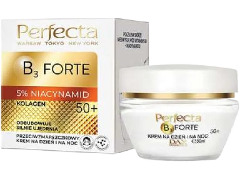 Perfecta B3 Forte przeciwzmarszczkowy na dzień i na noc 50+, krem, 50 ml