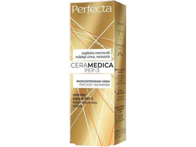 Perfecta CeraMedica PEP-3 skoncentrowany krem pod oczy i na powieki, 15 ml