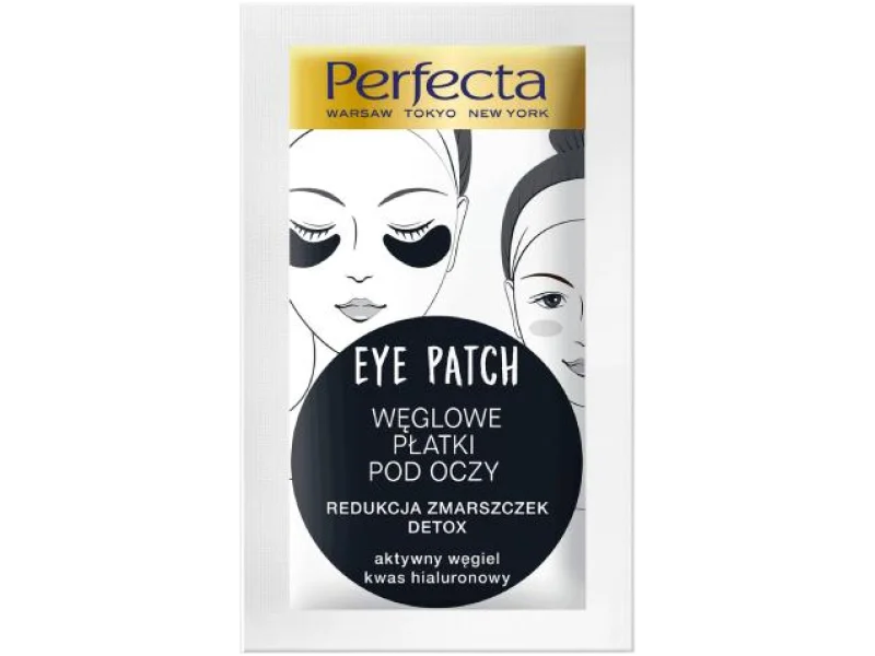 PERFECTA Eye Patch Węglowe płatki pod oczy, plaster, 2 szt.