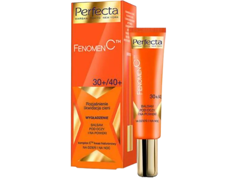 PERFECTA FENOMEN C balsam pod oczy i na powieki, rozjaśnienie i likwidacja cieni, krem, 15 ml