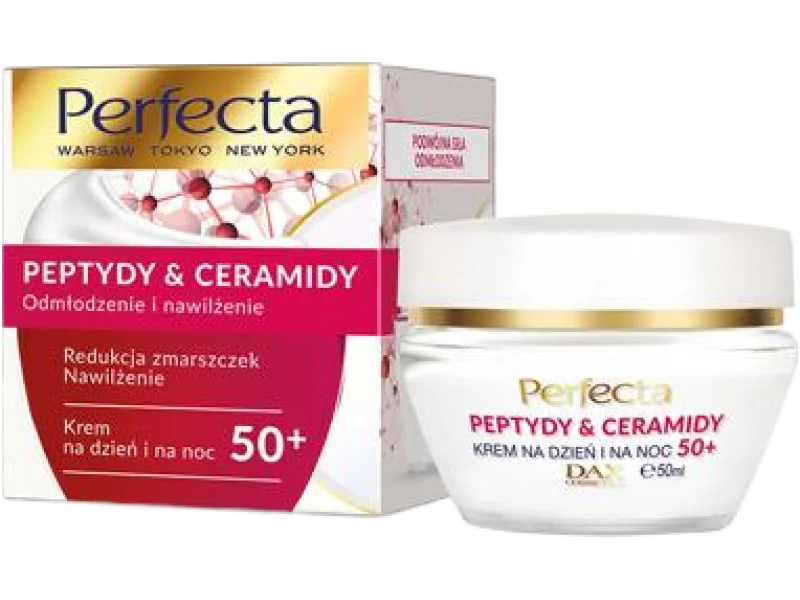 Perfecta peptydy & ceramidy na dzień i na noc 50+, krem, 50 ml