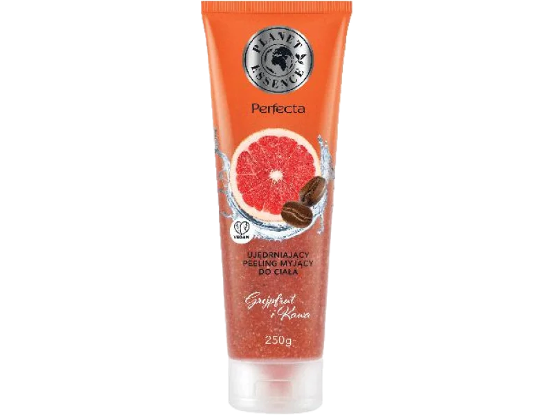 PERFECTA Planet Essence ujędrniający peeling myjący do ciała grejpfrut i kawa, 250 g