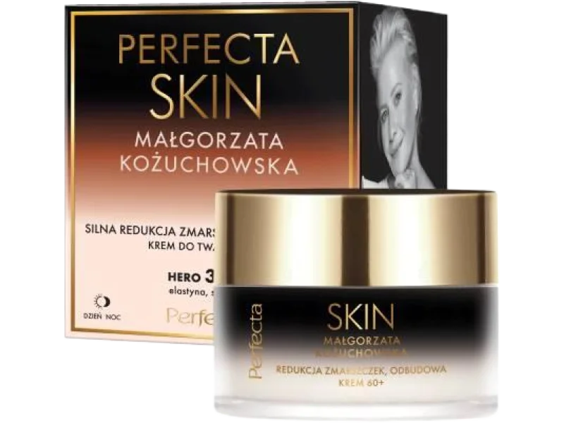 PERFECTA Skin Małgorzata Kożuchowska Krem do twarzy przeciwzmarszczkowy na dzień i na noc 60+, 50 ml