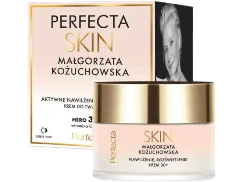 Perfecta Skin Małgorzata Kożuchowska nawilżająco-rozświetlający na dzień i na noc 30+, krem, 50 ml