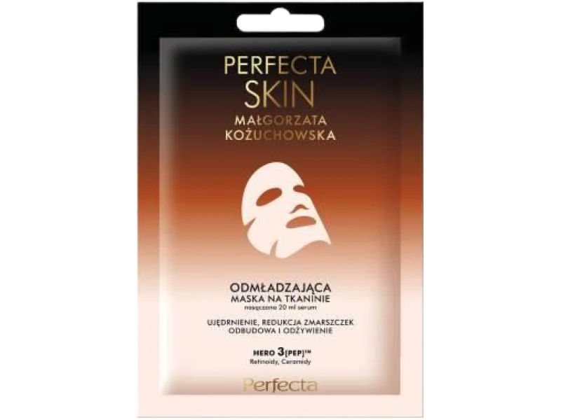 Perfecta Skin Małgorzata Kożuchowska Odmładzająca maska na tkaninie, 1 szt.